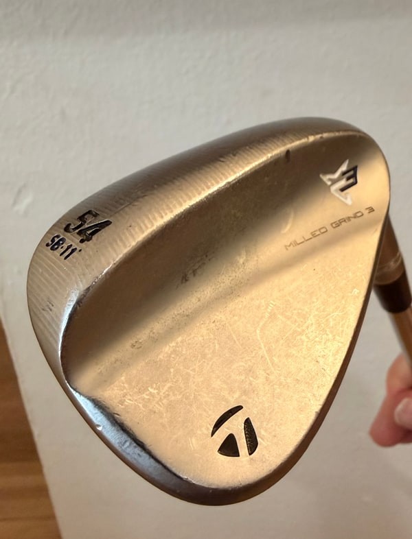 Taylormade Milled Grind 3 Raw Chrome Wedge image 1